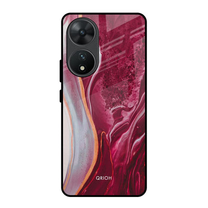 Crimson Ruby Vivo T2 5G Glass Back Cover Online
