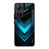 Vertical Blue Arrow Vivo T2 5G Glass Back Cover Online
