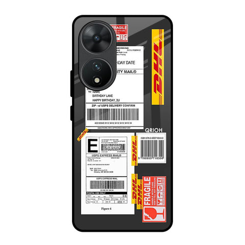 Cool Barcode Label Vivo T2 5G Glass Back Cover Online