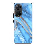 Vibrant Blue Marble Vivo T2 5G Glass Back Cover Online