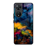 Multicolor Oil Painting Vivo T2 5G Glass Back Cover Online