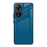 Cobalt Blue Vivo T2 5G Glass Back Cover Online