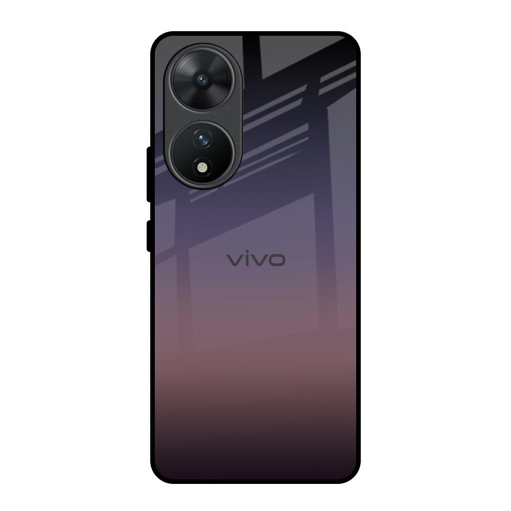Grey Ombre Vivo T2 5G Glass Back Cover Online