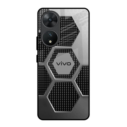 Hexagon Style Vivo T2 5G Glass Back Cover Online