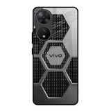 Hexagon Style Vivo T2 5G Glass Back Cover Online