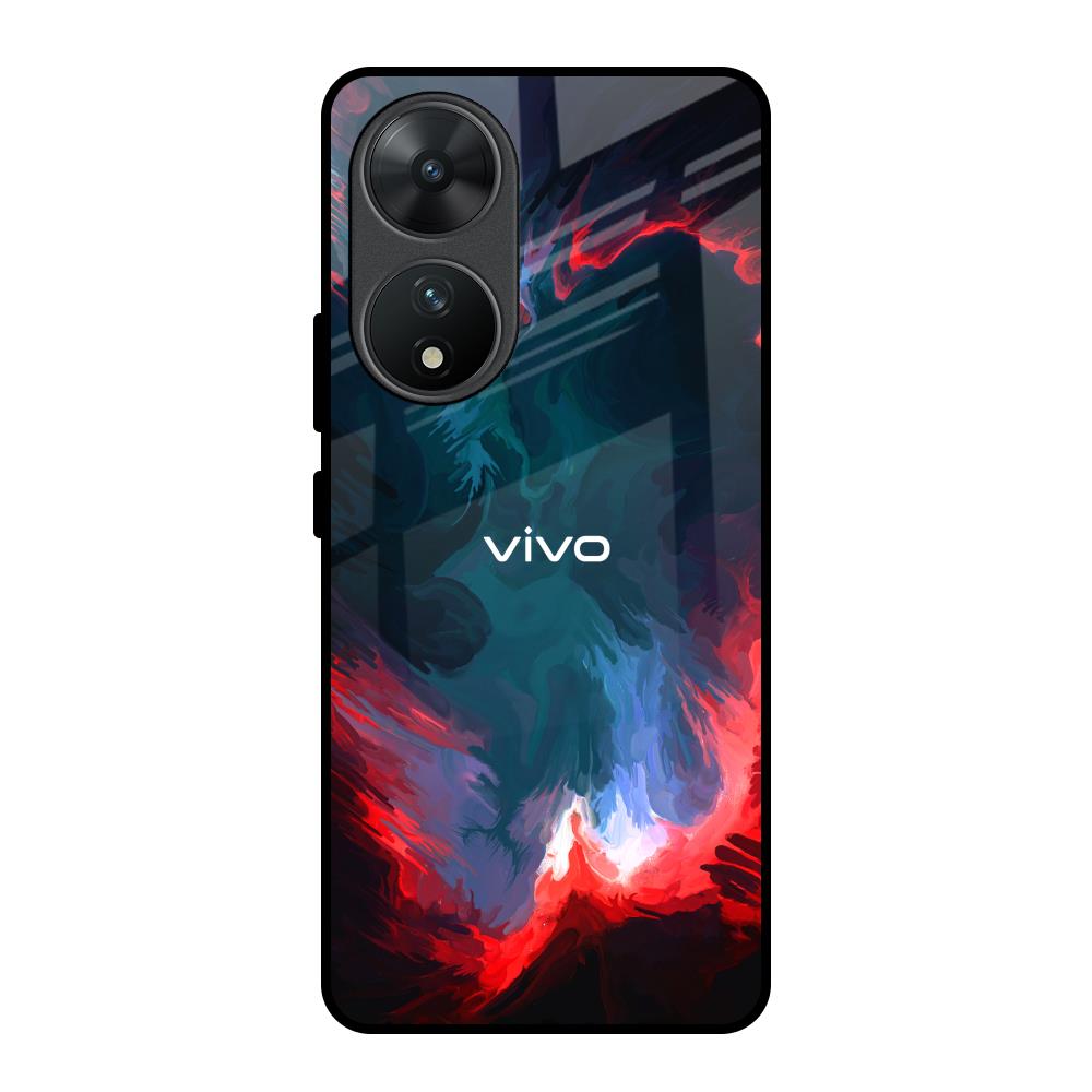Brush Art Vivo T2 5G Glass Back Cover Online