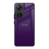 Dark Purple Vivo T2 5G Glass Back Cover Online