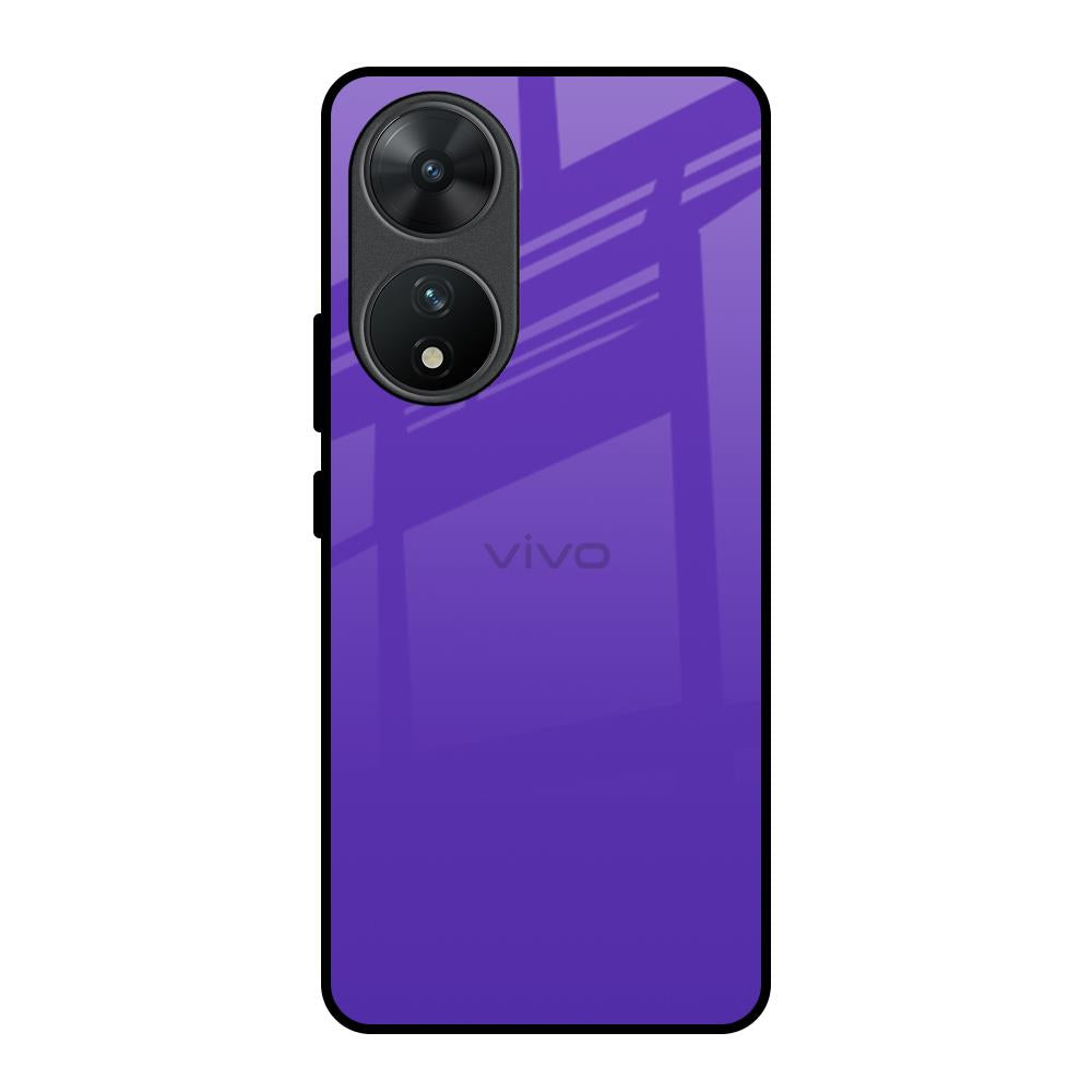 Amethyst Purple Vivo T2 5G Glass Back Cover Online