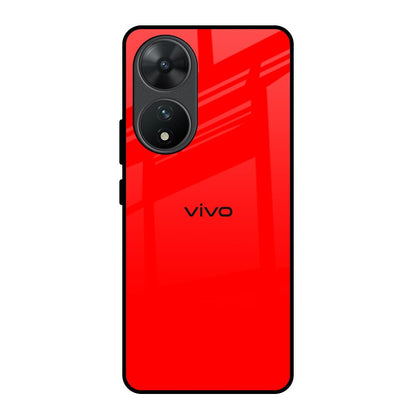 Blood Red Vivo T2 5G Glass Back Cover Online