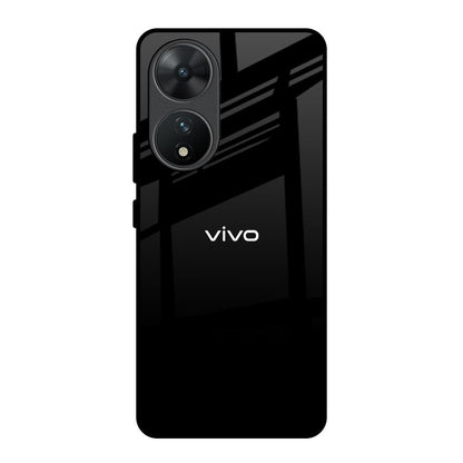 Jet Black Vivo T2 5G Glass Back Cover Online
