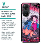 Radha Krishna Art Glass Case for Vivo T2 5G