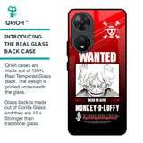 Luffy Wanted Glass Case for Vivo T2 5G