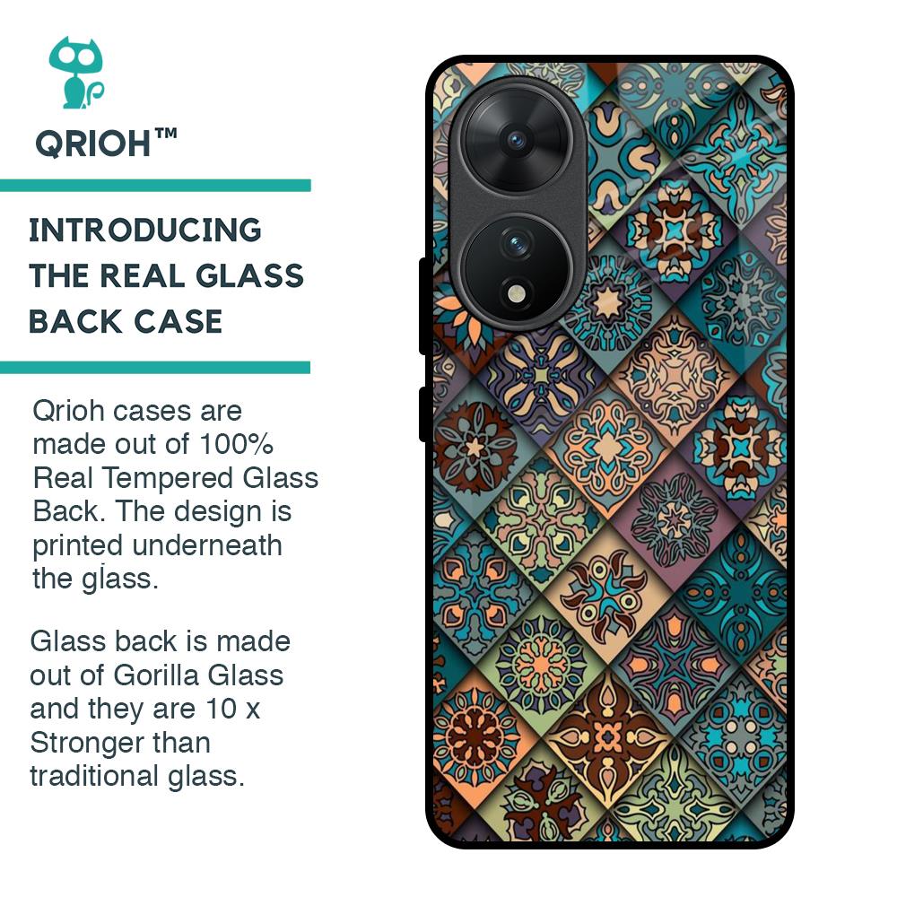 Retro Art Glass Case for Vivo T2 5G