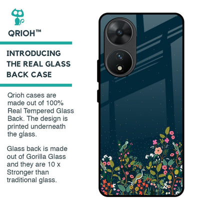 Small Garden Glass Case For Vivo T2 5G
