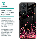 Heart Rain Fall Glass Case For Vivo T2 5G