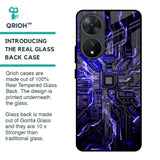 Techno Color Pattern Glass Case For Vivo T2 5G