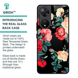 Floral Bunch Glass Case For Vivo T2 5G