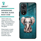 Adorable Baby Elephant Glass Case For Vivo T2 5G