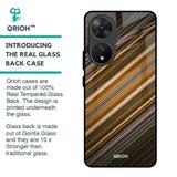 Diagonal Slash Pattern Glass Case for Vivo T2 5G