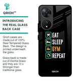 Daily Routine Glass Case for Vivo T2 5G