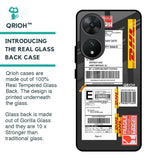 Cool Barcode Label Glass Case For Vivo T2 5G