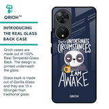 Struggling Panda Glass Case for Vivo T2 5G