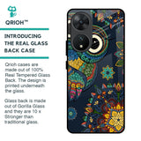Owl Art Glass Case for Vivo T2 5G