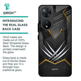 Black Warrior Glass Case for Vivo T2 5G