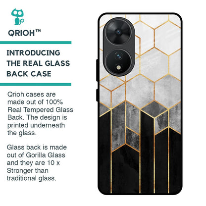 Tricolor Pattern Glass Case for Vivo T2 5G