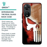 Red Skull Glass Case for Vivo T2 5G