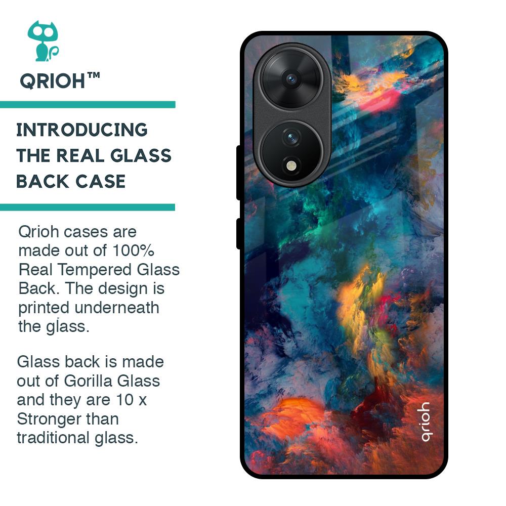 Cloudburst Glass Case for Vivo T2 5G