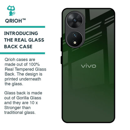 Deep Forest Glass Case for Vivo T2 5G