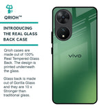 Green Grunge Texture Glass Case for Vivo T2 5G
