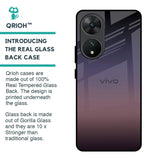 Grey Ombre Glass Case for Vivo T2 5G
