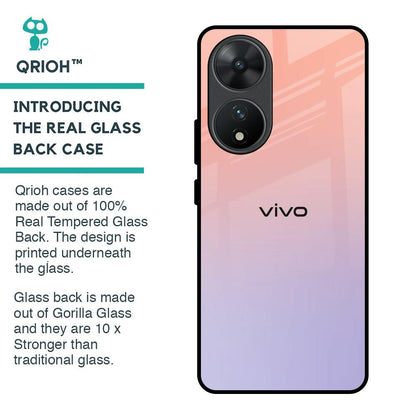 Dawn Gradient Glass Case for Vivo T2 5G