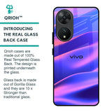 Colorful Dunes Glass Case for Vivo T2 5G