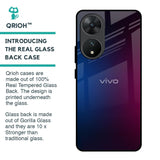 Mix Gradient Shade Glass Case For Vivo T2 5G