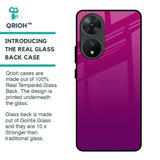 Magenta Gradient Glass Case For Vivo T2 5G