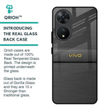 Grey Metallic Glass Case For Vivo T2 5G