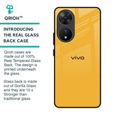 Fluorescent Yellow Glass case for Vivo T2 5G