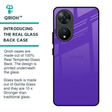 Amethyst Purple Glass Case for Vivo T2 5G