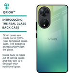 Dusty Green Glass Case for Vivo T2 5G