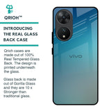 Sea Theme Gradient Glass Case for Vivo T2 5G