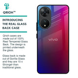 Magical Color Shade Glass Case for Vivo T2 5G