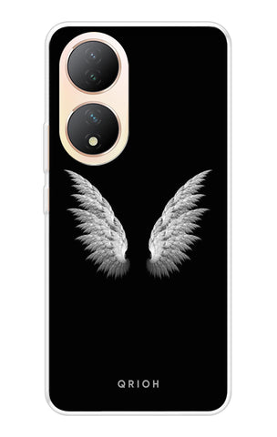 White Angel Wings Vivo T2 5G Back Cover
