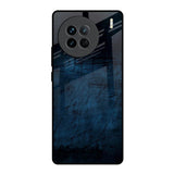 Dark Blue Grunge Vivo X90 5G Glass Back Cover Online