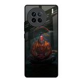 Lord Hanuman Animated Vivo X90 5G Glass Back Cover Online