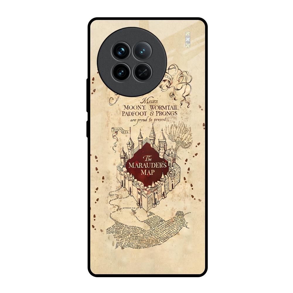 Magical Map Vivo X90 5G Glass Back Cover Online