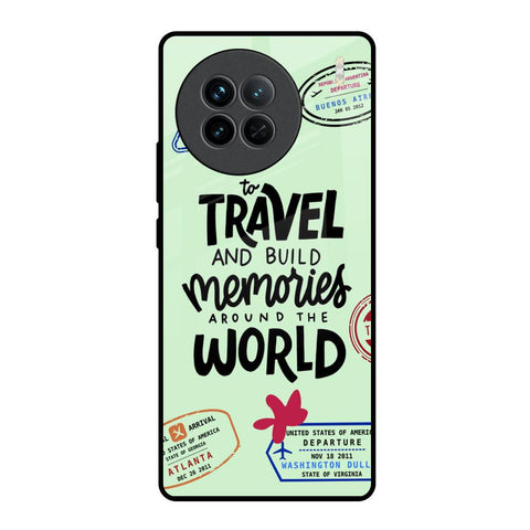 Travel Stamps Vivo X90 5G Glass Back Cover Online