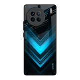 Vertical Blue Arrow Vivo X90 5G Glass Back Cover Online